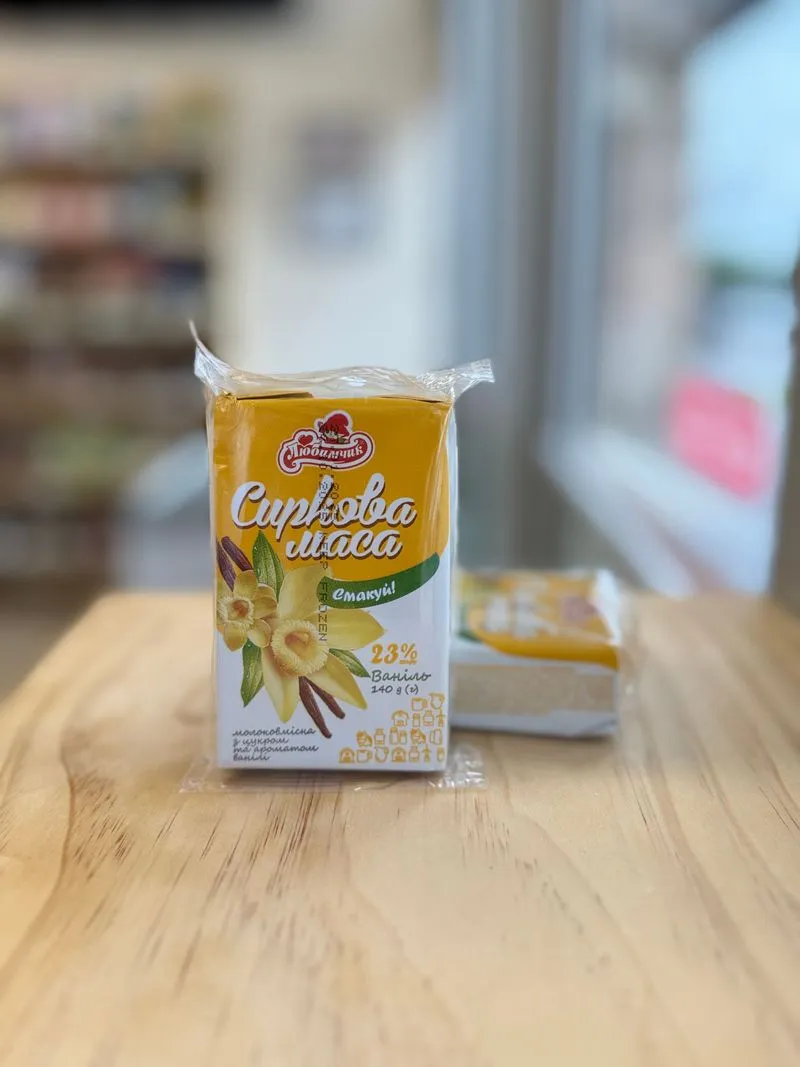 Cheese mass with vanilla