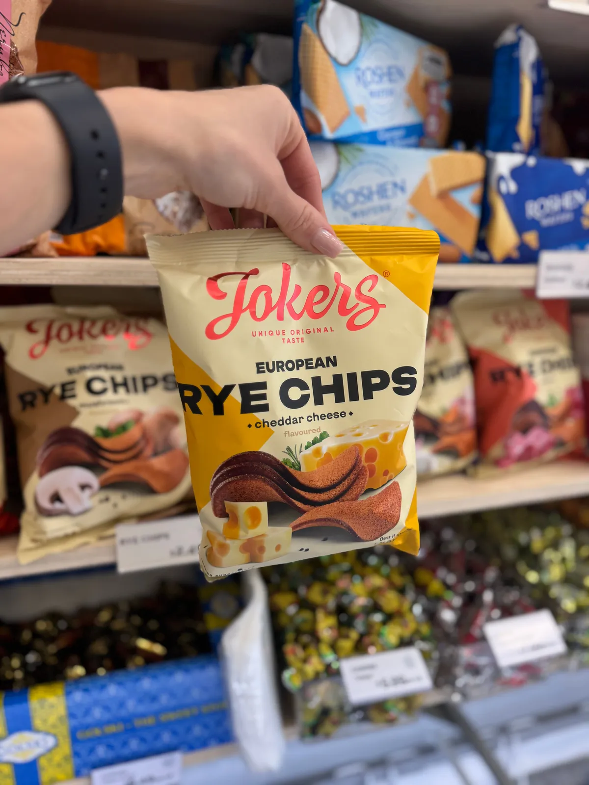 Rye Chips - cheddar cheese