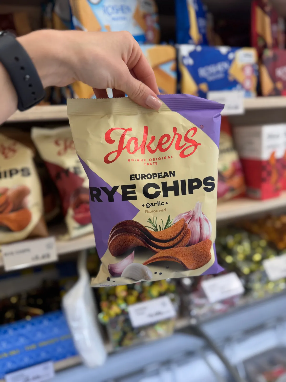 Rye Chips - garlic