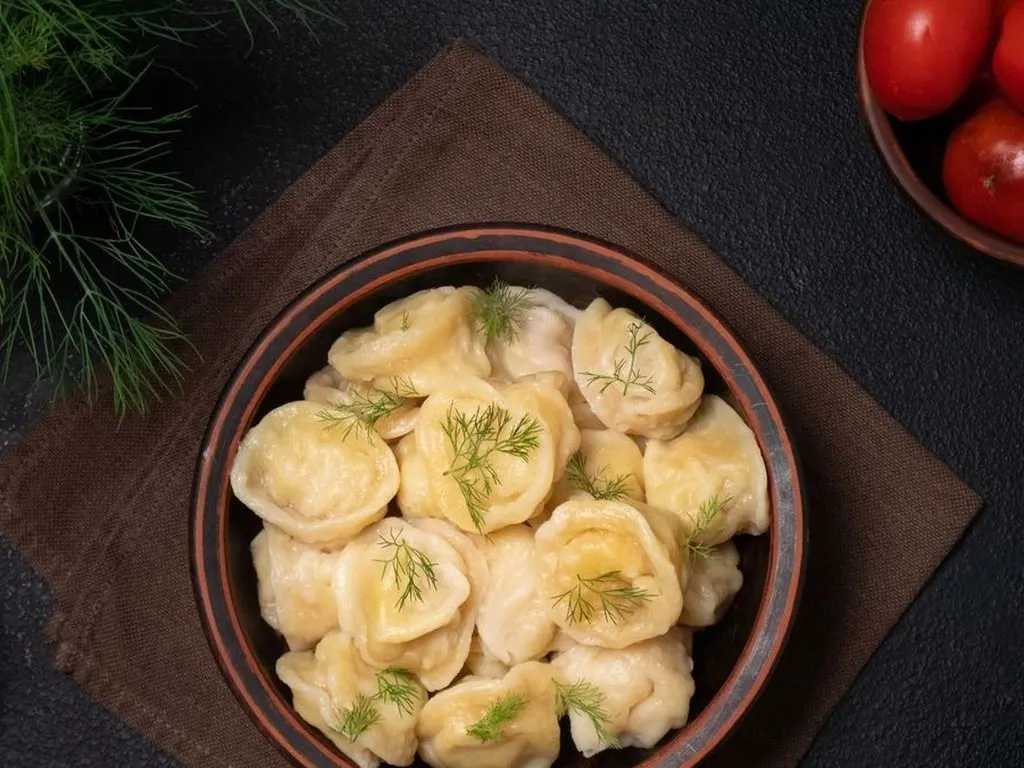 Halal Chicken dumplings (pelmeni)