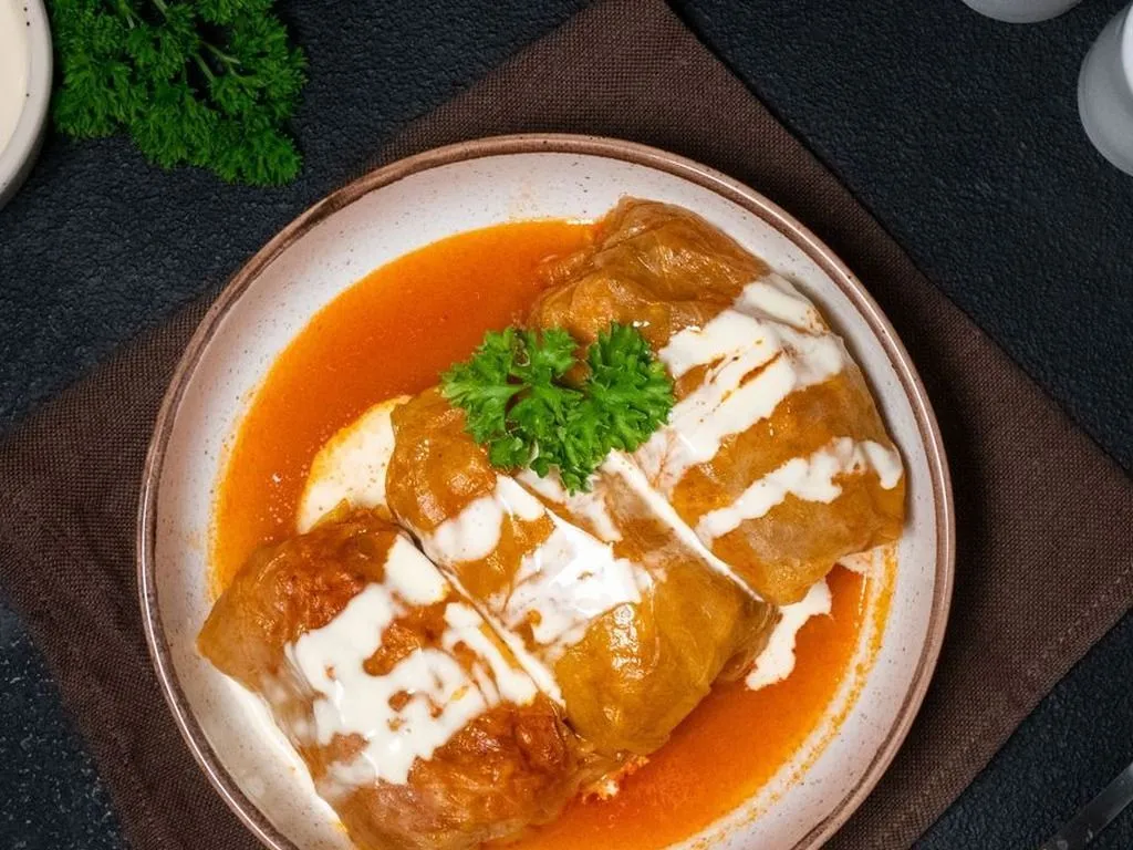 Beef and Veal cabbage rolls (Holubtsi)