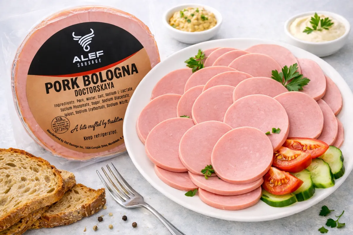 ALEF Pork Bologna Doctorska Chubs