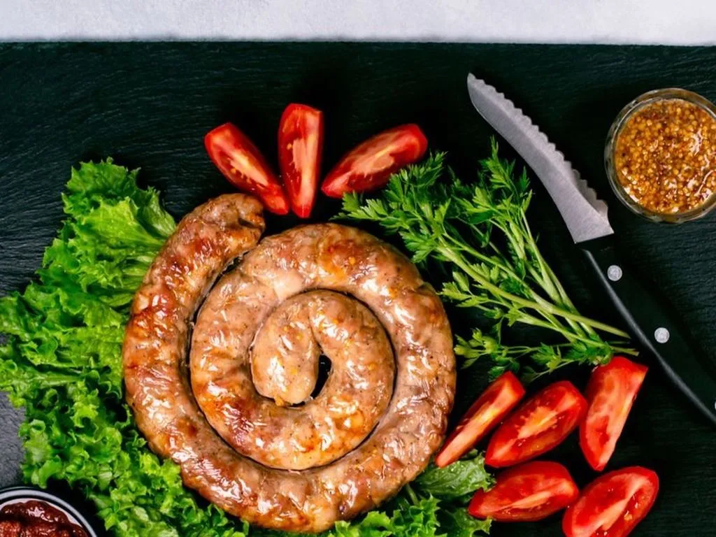 Homemade sausage