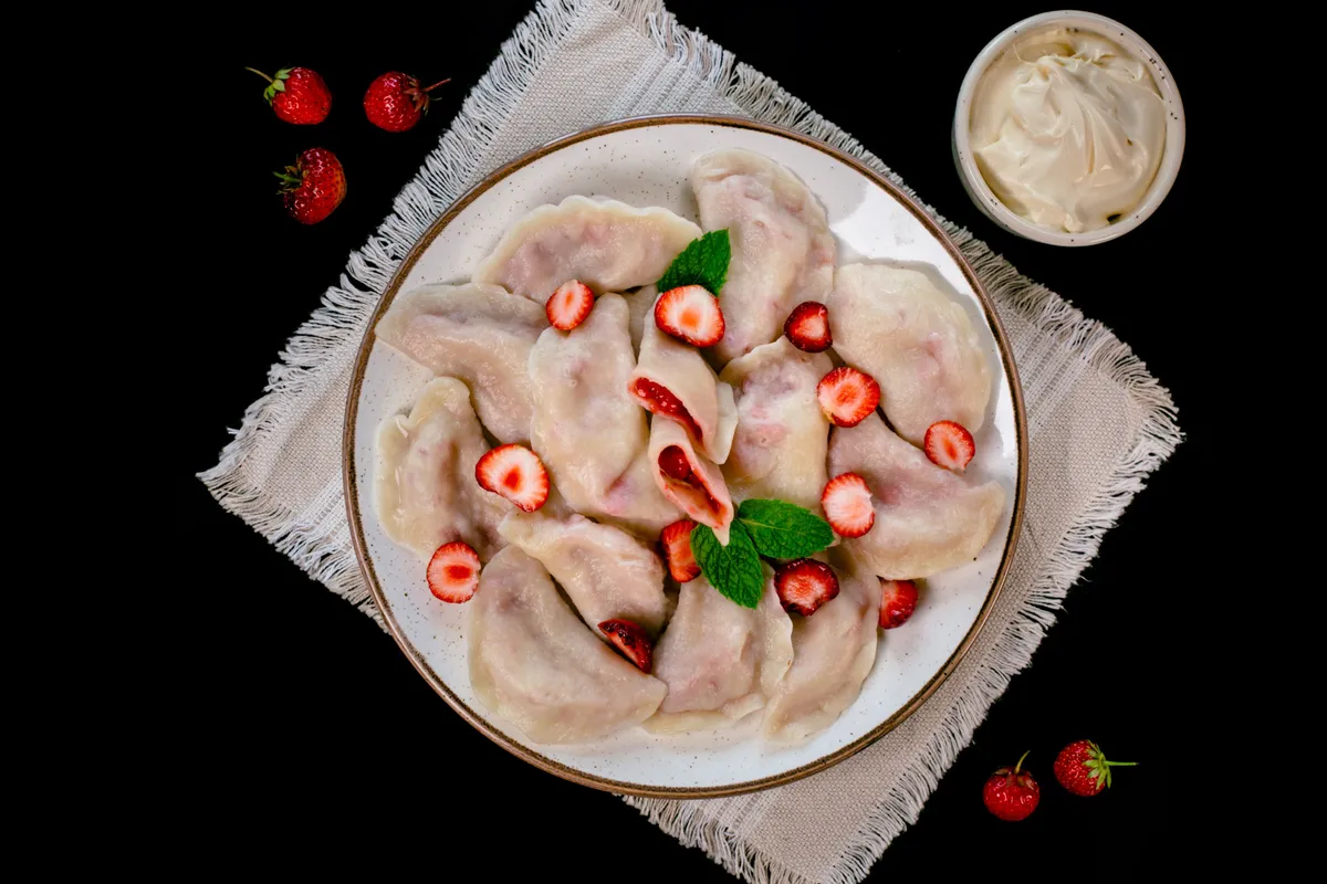 Sweet Strawberry Pierogi