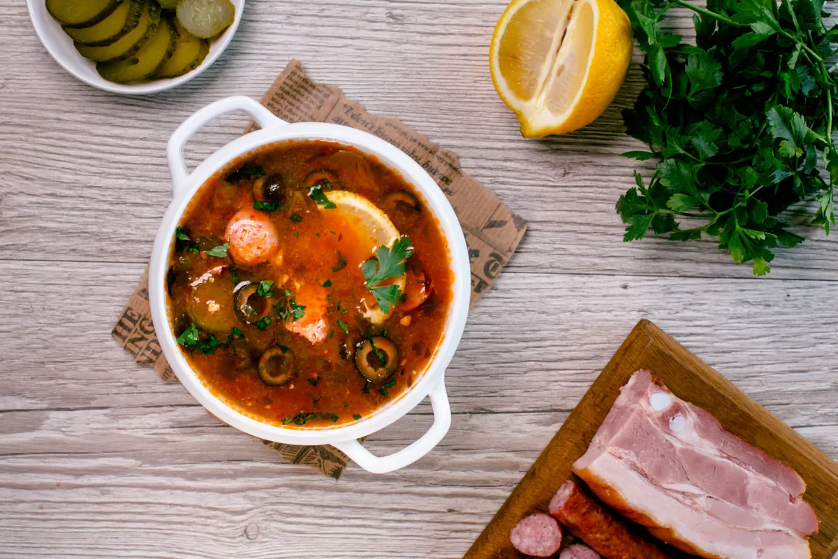 Solyanka | Hearty Meat Soup