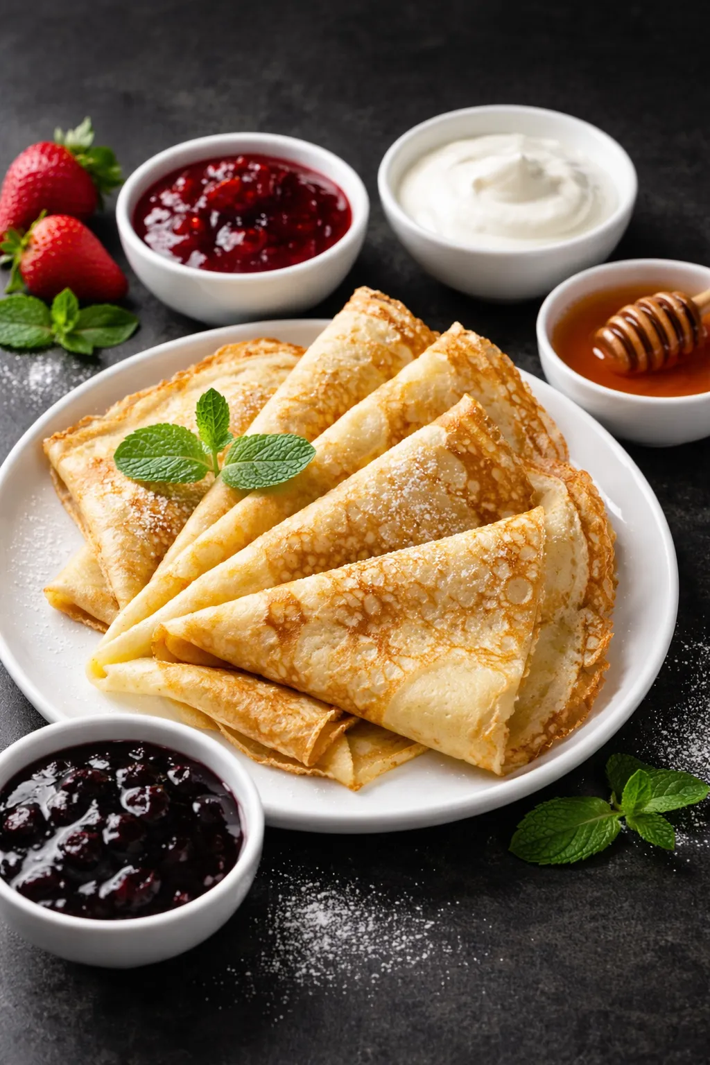 Traditional crepes