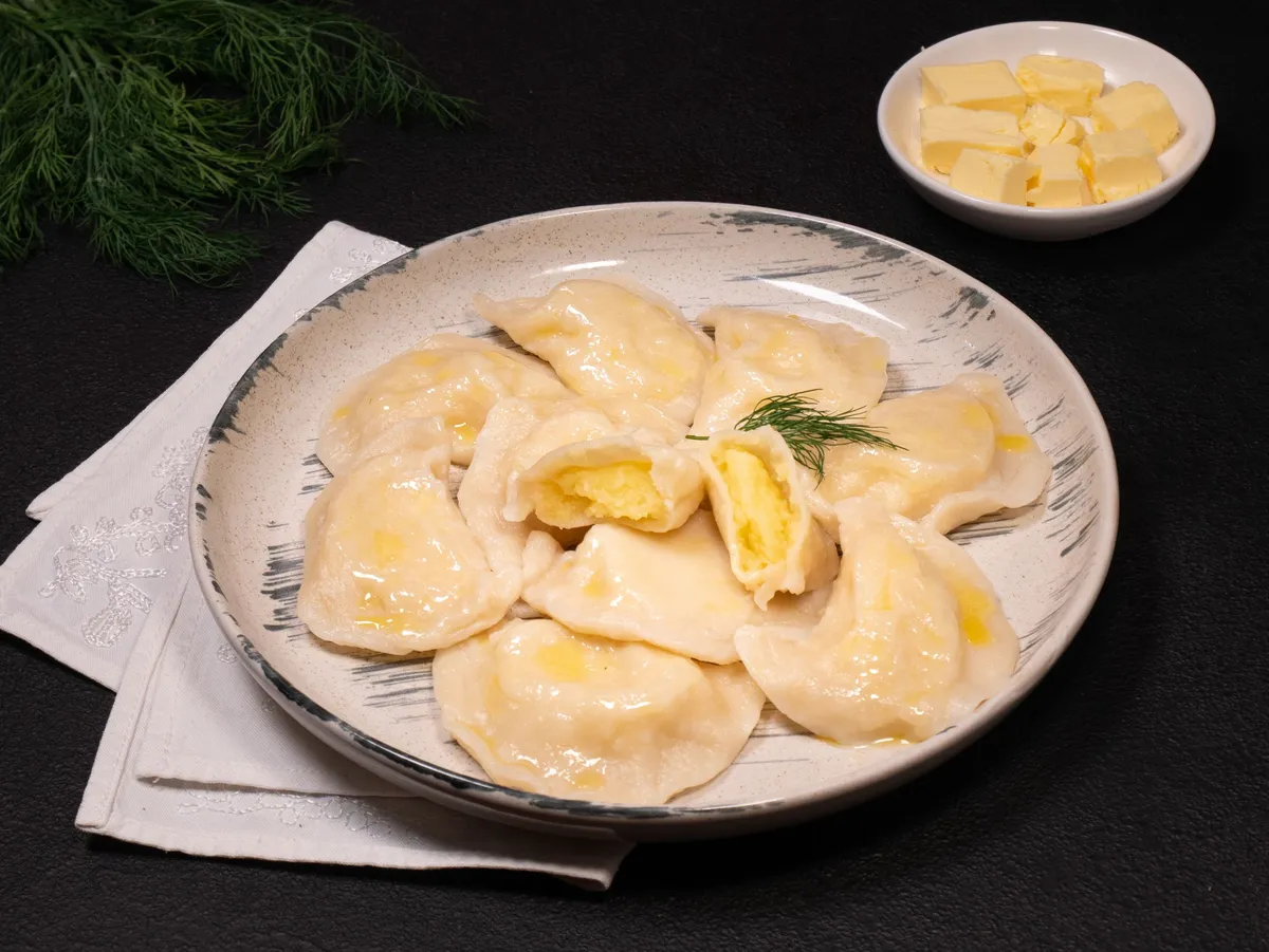Potato Pierogi With Butter